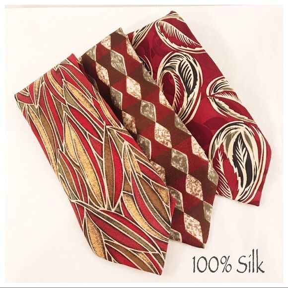 Bundle Of Silk Ties  - Picture 1 of 2